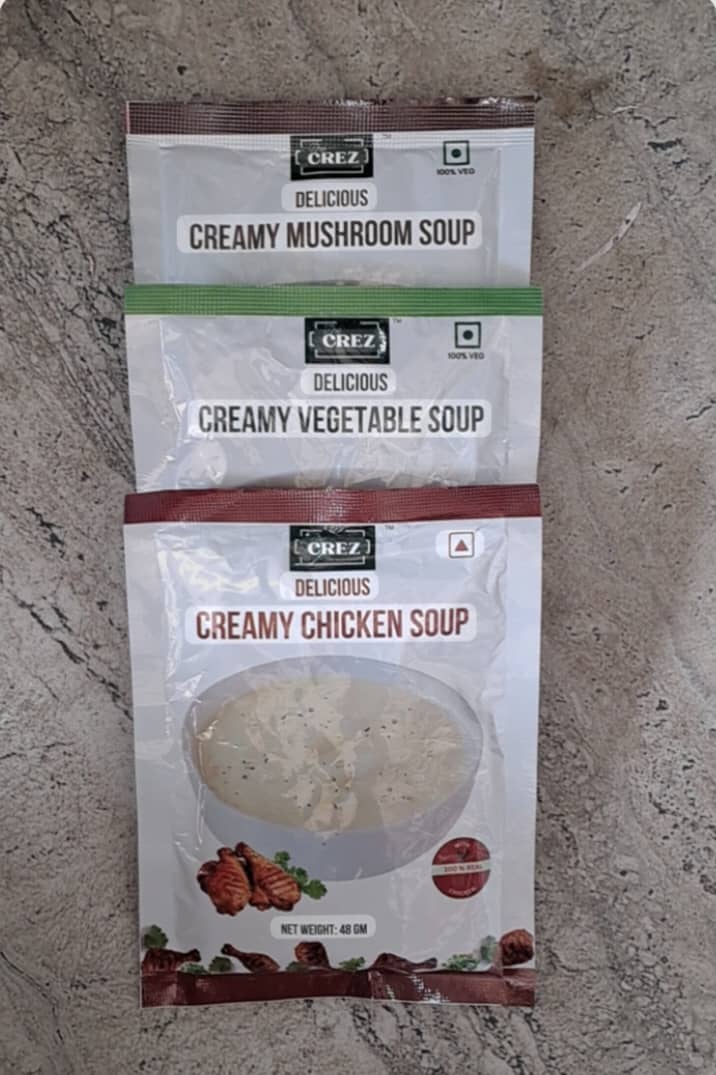 crez soup 40g mushroom/vegetable/chicken