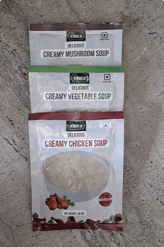 crez soup 40g mushroom/vegetable/chicken